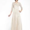Sue Wong Embroidered Illusion Bateau Gown W5300 - 1 Pc Ivory In Size 12 Available Formal Gowns 1 Sue Wong Embroidered Illusion Bateau Gown W5300 - 1 Pc Ivory In Size 12 Available Formal Gowns