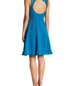 Cocktail Dresses Sue Wong - Embroidered Jewel Neck A-line Dress N5403 5 Cocktail Dresses Sue Wong - Embroidered Jewel Neck A-line Dress N5403