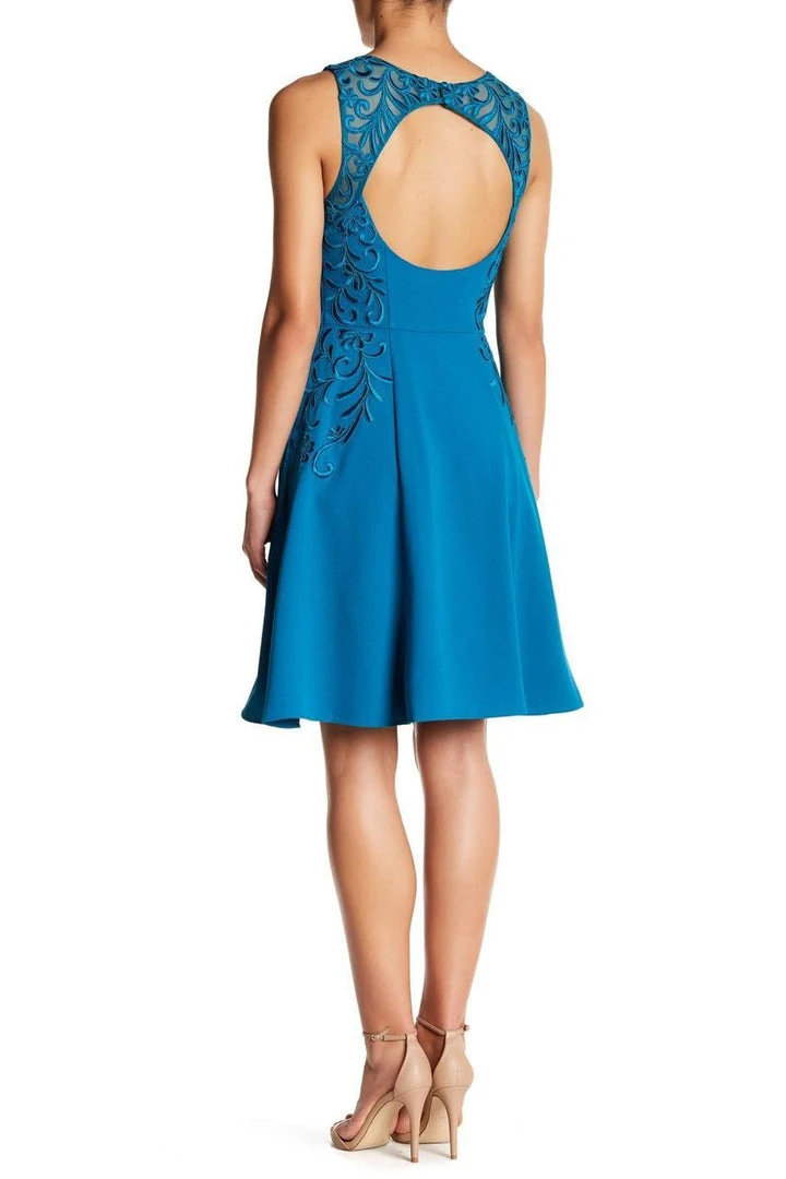 Cocktail Dresses Sue Wong - Embroidered Jewel Neck A-line Dress N5403 4 Cocktail Dresses Sue Wong - Embroidered Jewel Neck A-line Dress N5403