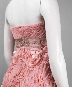 Cocktail Dresses Sue Wong - Floral Applique Cocktail Dress Z139