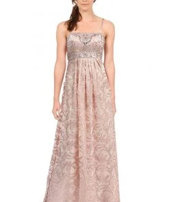 Formal Gowns Sue Wong - Florid Sequined Empire Dress N5130