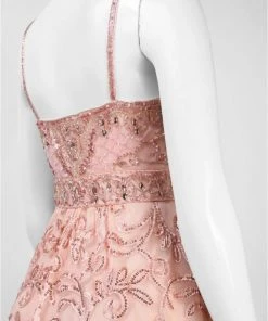 Formal Gowns Sue Wong - Florid Sequined Empire Dress N5130