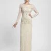 Formal Gowns Sue Wong - Illusion Embellished Dress W4134 1 Formal Gowns Sue Wong - Illusion Embellished Dress W4134
