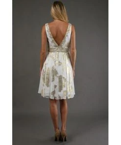 Cocktail Dresses Sue Wong Ivory Gold Short Dress Cocktail Dress - 1 Pc Ivory/Gold In Size 10 Available 7 Cocktail Dresses Sue Wong Ivory Gold Short Dress Cocktail Dress - 1 Pc Ivory/Gold In Size 10 Available