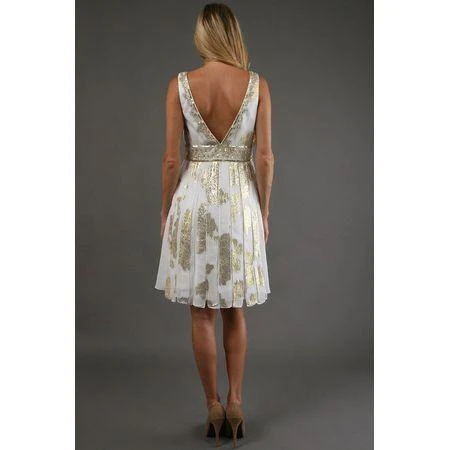 Cocktail Dresses Sue Wong Ivory Gold Short Dress Cocktail Dress - 1 Pc Ivory/Gold In Size 10 Available 5 Cocktail Dresses Sue Wong Ivory Gold Short Dress Cocktail Dress - 1 Pc Ivory/Gold In Size 10 Available