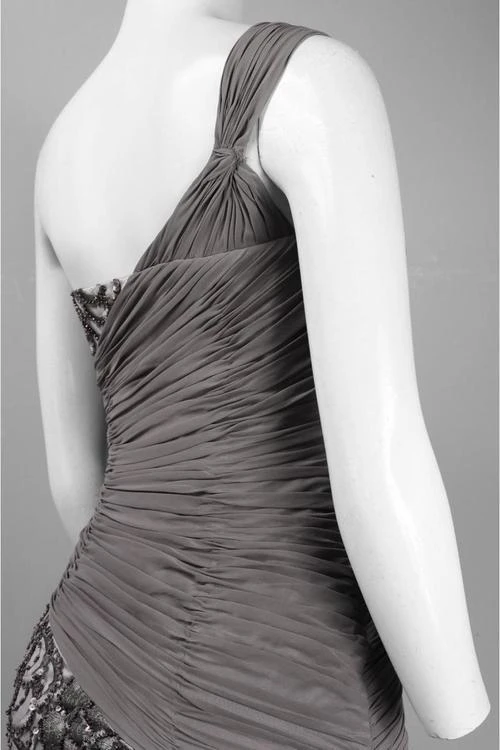 Sue Wong - N3330 One Shoulder Sequined Sheath Dress 5 Sue Wong - N3330 One Shoulder Sequined Sheath Dress