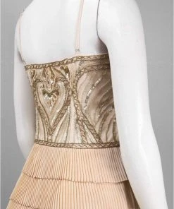 Sue Wong - N4100 Sleeveless Tiered Ruffle Cocktail Dress Cocktail Dresses