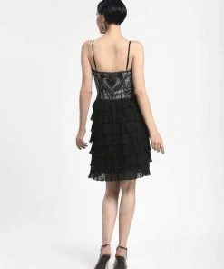 Sue Wong - N4100 Sleeveless Tiered Ruffle Cocktail Dress Cocktail Dresses
