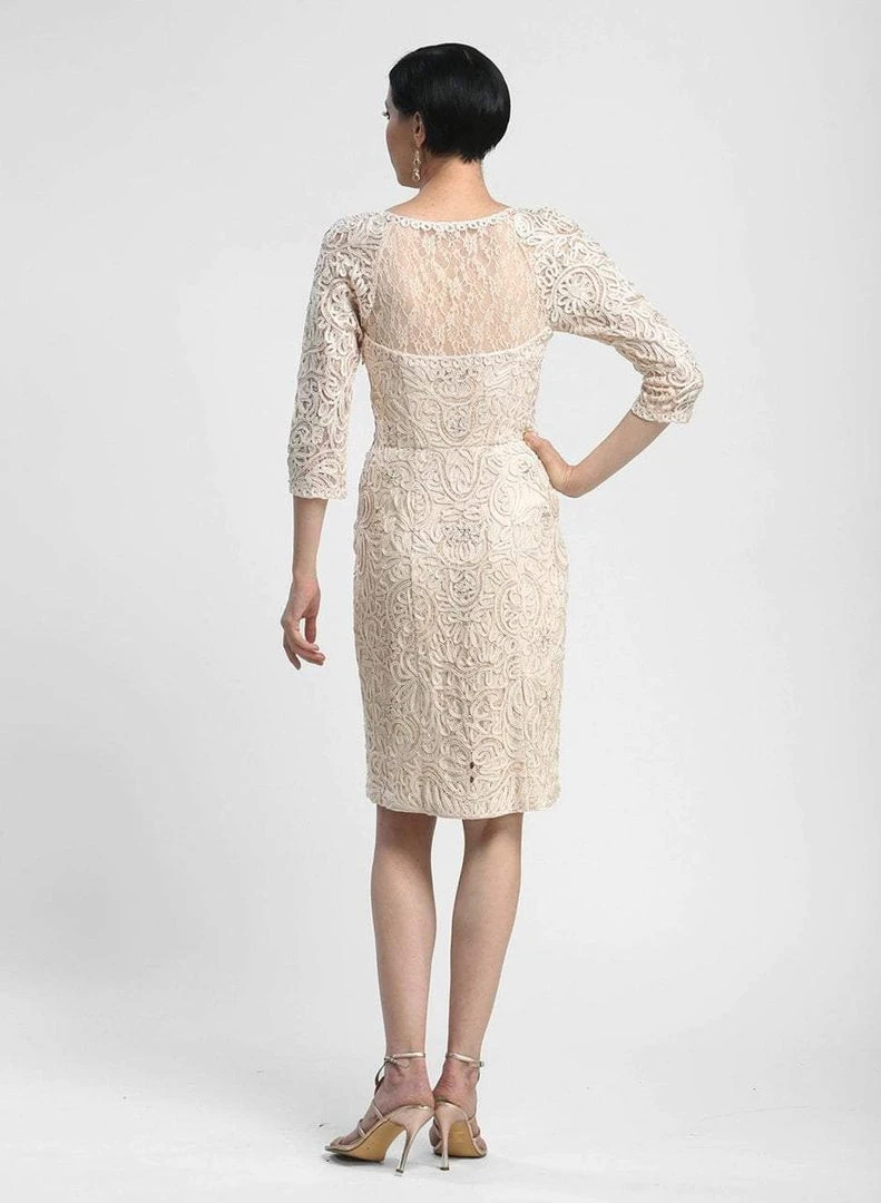 Cocktail Dresses Sue Wong - N4118 Bateau Neck Embellished Lace Cocktail Dress 4 Cocktail Dresses Sue Wong - N4118 Bateau Neck Embellished Lace Cocktail Dress