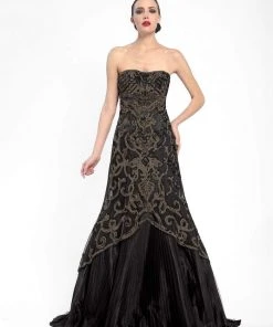 Formal Gowns Sue Wong - N5360 Sweetheart Flutter Trumpet Gown