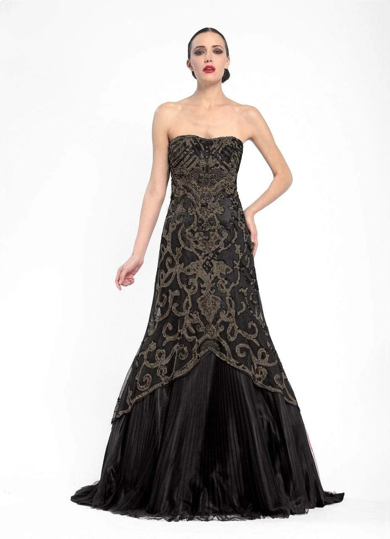 Formal Gowns Sue Wong - N5360 Sweetheart Flutter Trumpet Gown 3 Formal Gowns Sue Wong - N5360 Sweetheart Flutter Trumpet Gown