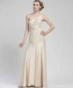 Sue Wong - One Shoulder Long Gown W1411 Formal Gowns