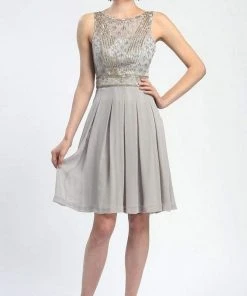 Sue Wong - Ornate V-Cut Back Dress N4216 Homecoming Dresses