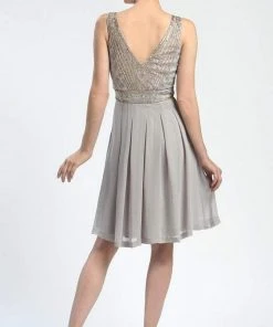 Sue Wong - Ornate V-Cut Back Dress N4216 Homecoming Dresses 6 Sue Wong - Ornate V-Cut Back Dress N4216 Homecoming Dresses