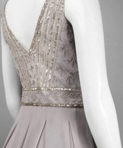 Sue Wong - Ornate V-Cut Back Dress N4216 Homecoming Dresses 7 Sue Wong - Ornate V-Cut Back Dress N4216 Homecoming Dresses