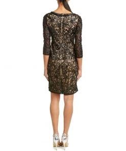 Cocktail Dresses Sue Wong - Ribbon Ornate Mesh Dress N5364
