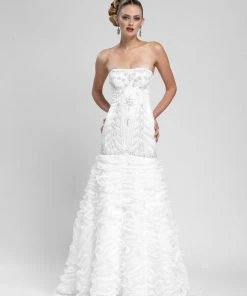 Formal Gowns Sue Wong - Semi-Sweetheart Mermaid Dress W3403