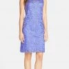 Sue Wong Sleeveless Beaded Short Dress In Periwinkle N5234 - 1 Pc Periwinkle In Size 6 Available Cocktail Dresses