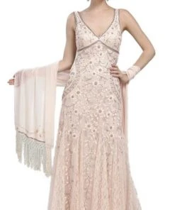 Sue Wong Sleeveless Embellished Long Dress N1118 - 1 Pc Ivory In Size 6 Available 11 Sue Wong Sleeveless Embellished Long Dress N1118 - 1 Pc Ivory In Size 6 Available