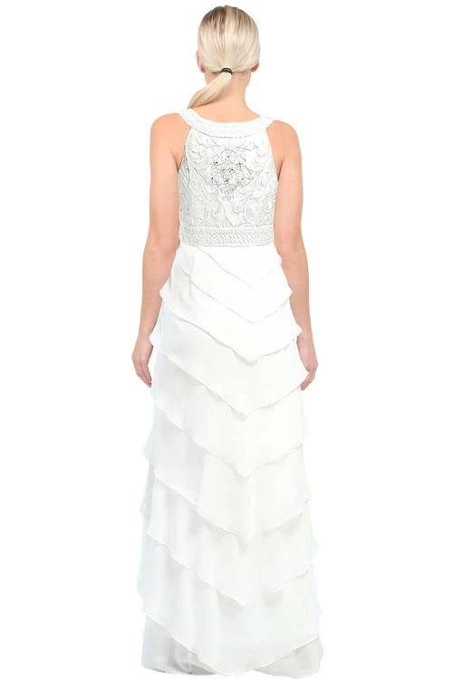 Sue Wong W5133 Sleeveless Chiffon Dress - 1 Pc White In Size 2 Available Formal Gowns 4 Sue Wong W5133 Sleeveless Chiffon Dress - 1 Pc White In Size 2 Available Formal Gowns
