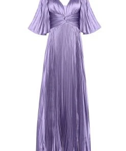 Tarik Ediz - 50450 Ruched Plunging V-Neck A-Line Gown 15 Tarik Ediz - 50450 Ruched Plunging V-Neck A-Line Gown