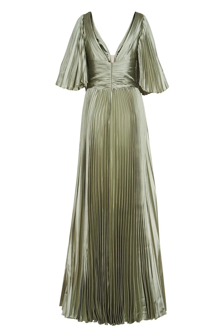 Tarik Ediz - 50450 Ruched Plunging V-Neck A-Line Gown 13 Tarik Ediz - 50450 Ruched Plunging V-Neck A-Line Gown