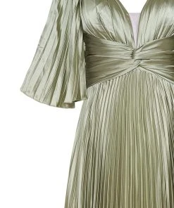 Tarik Ediz - 50450 Ruched Plunging V-Neck A-Line Gown 22 Tarik Ediz - 50450 Ruched Plunging V-Neck A-Line Gown