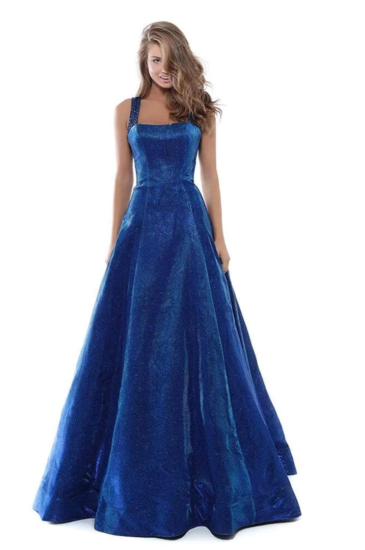 Tarik Ediz - 50451 Embellished Square Neck A-line Dress Formal Gowns 9 Tarik Ediz - 50451 Embellished Square Neck A-line Dress Formal Gowns