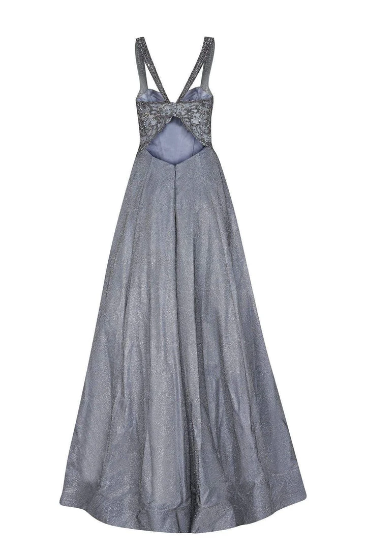 Tarik Ediz - 50451 Embellished Square Neck A-line Dress Formal Gowns 13 Tarik Ediz - 50451 Embellished Square Neck A-line Dress Formal Gowns