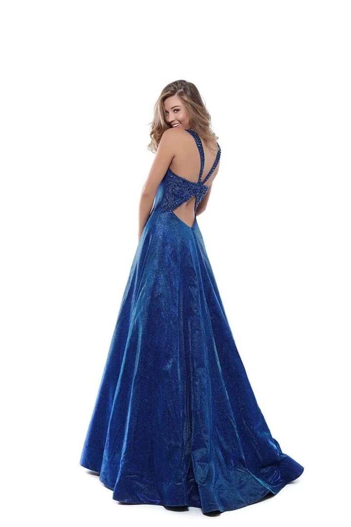 Tarik Ediz - 50451 Embellished Square Neck A-line Dress Formal Gowns 10 Tarik Ediz - 50451 Embellished Square Neck A-line Dress Formal Gowns