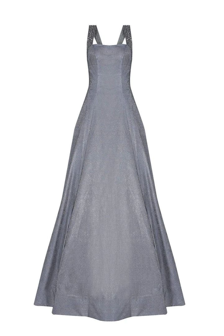 Tarik Ediz - 50451 Embellished Square Neck A-line Dress Formal Gowns 12 Tarik Ediz - 50451 Embellished Square Neck A-line Dress Formal Gowns