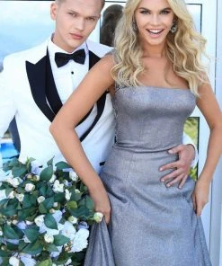 Tarik Ediz - 50451 Embellished Square Neck A-line Dress Formal Gowns 16 Tarik Ediz - 50451 Embellished Square Neck A-line Dress Formal Gowns