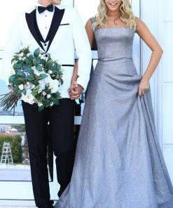 Tarik Ediz - 50451 Embellished Square Neck A-line Dress Formal Gowns 15 Tarik Ediz - 50451 Embellished Square Neck A-line Dress Formal Gowns