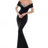 Tarik Ediz - 50487 Jeweled Bustier Off Shoulder Mermaid Gown