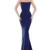 Tarik Ediz - 50512 Straight Across Corset Detailed Mermaid Gown 1 Tarik Ediz - 50512 Straight Across Corset Detailed Mermaid Gown