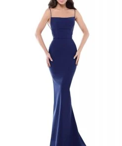 Tarik Ediz - 50512 Straight Across Corset Detailed Mermaid Gown