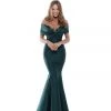 Formal Gowns Tarik Ediz - 50536 Scalloped Bustier Off Shoulder Mermaid Gown 1 Formal Gowns Tarik Ediz - 50536 Scalloped Bustier Off Shoulder Mermaid Gown