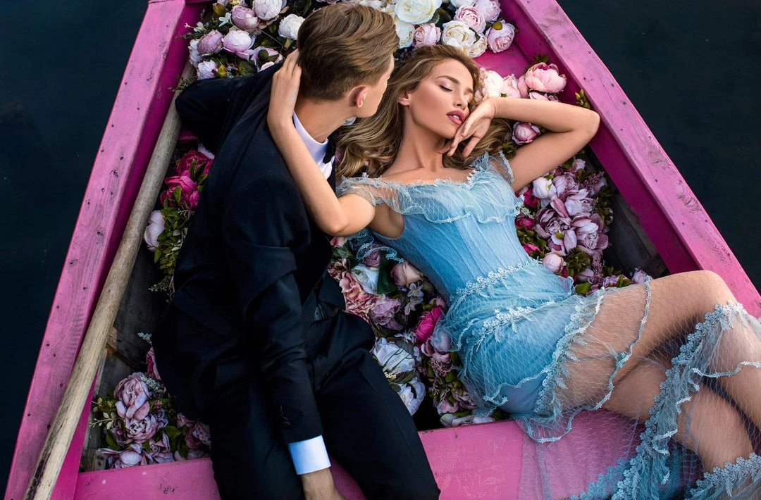 Formal Gowns Tarik Ediz - 50625 Cold Shoulders Tiered Ruffle Sheer Tulle Dress 7 Formal Gowns Tarik Ediz - 50625 Cold Shoulders Tiered Ruffle Sheer Tulle Dress