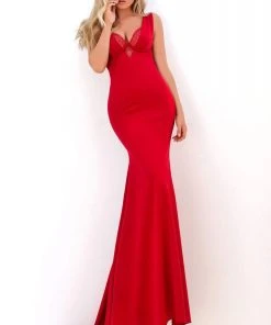 Tarik Ediz - 50684 Lace Bustier Long Mermaid Gown Formal Gowns