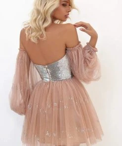 Tarik Ediz - 50733 Strapless Sequined A-line Dress 5 Tarik Ediz - 50733 Strapless Sequined A-line Dress