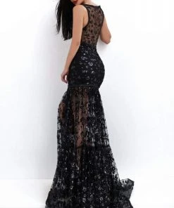 Formal Gowns Tarik Ediz - 50751 Embellished Scoop Trumpet Dress 5 Formal Gowns Tarik Ediz - 50751 Embellished Scoop Trumpet Dress