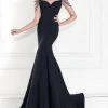Tarik Ediz 92593 Sweetheart Neck Beaded Illusion Evening Gown 1 Tarik Ediz 92593 Sweetheart Neck Beaded Illusion Evening Gown