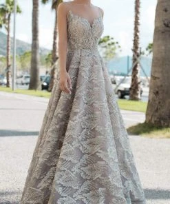 Tarik Ediz - 93652 Embellished Illusion Bateau Tulle Ballgown 10 Tarik Ediz - 93652 Embellished Illusion Bateau Tulle Ballgown