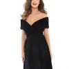 Tarik Ediz - 93750 Lace Off-Shoulder Empire Waist A-line Dress 2 Tarik Ediz - 93750 Lace Off-Shoulder Empire Waist A-line Dress