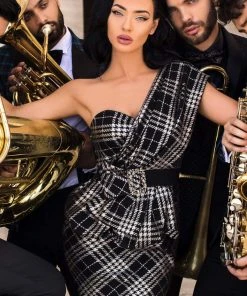 Tarik Ediz - 93801 Embellishments Asymmetric Trumpet Dress Formal Gowns 7 Tarik Ediz - 93801 Embellishments Asymmetric Trumpet Dress Formal Gowns