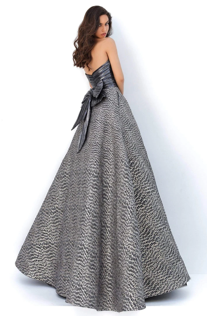 Tarik Ediz - 93859 Strapless Sweetheart Jacquard Ballgown 4 Tarik Ediz - 93859 Strapless Sweetheart Jacquard Ballgown