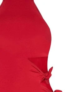 Formal Gowns Tarik Ediz - Beaded Halter Neck Dress 50025 14 Formal Gowns Tarik Ediz - Beaded Halter Neck Dress 50025