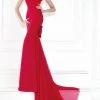 Tarik Ediz - Bow Accented Panel Gown 92504 Formal Gowns