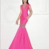 Tarik Ediz - Deep V-Neck Mermaid Gown 92729 1 Tarik Ediz - Deep V-Neck Mermaid Gown 92729