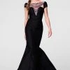Tarik Ediz - Floral Crystal Accented Mermaid Gown 50019